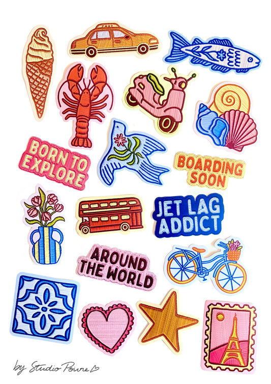 Pack personnalisable - 5 stickers
